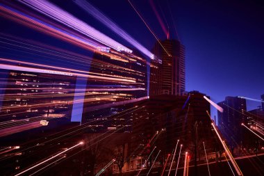 Denver, CO skyline at sunrise