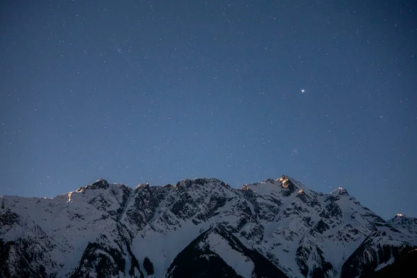 stock image snow capped mountains in Canada