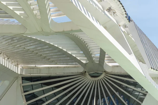 Prachtig Uitzicht Moderne Architectuur Wit Museum Van Morgen Het Centrum — Stockfoto