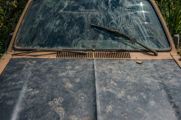Chevette Abandonado Las Afueras Sao Paulo — Foto de Stock