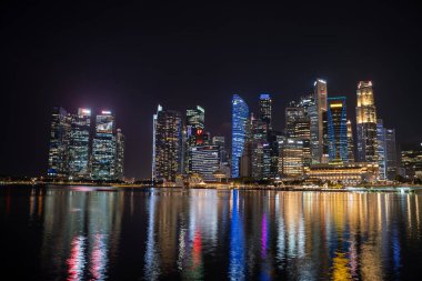 Merkez İş Bölgesi 'nde gece vakti.