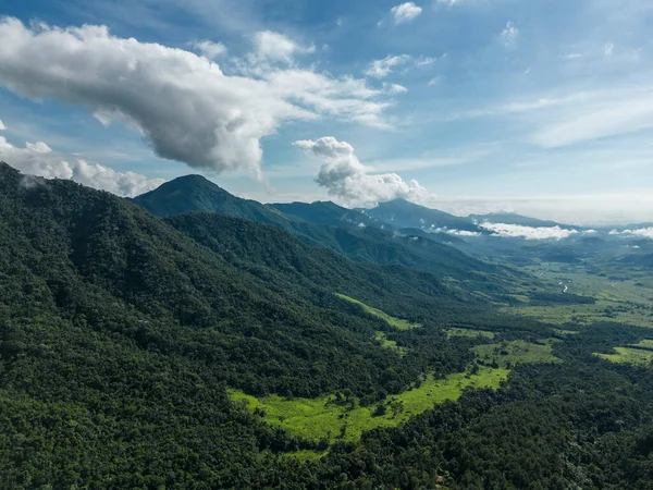 브라질 리오데자네이로 세린하도 바리에 열대림 의산들 구름으로 이루어진 아름다운 — 스톡 사진