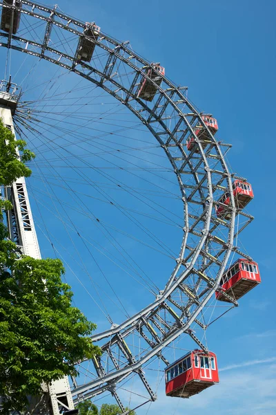 stock image Ferris wheel of Vienna Prater Park named as Wurstelprater