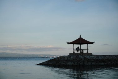 Bali, Endonezya 'da Öğleden Sonra Eğlenen İnsanlar