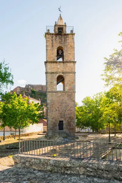 Dzwonnica Montnchez Cceres Extremadura Hiszpania Obraz Stockowy