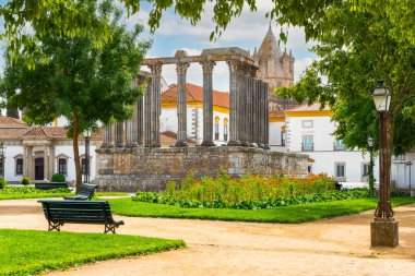 Temple of Diana, Evora, Portugal clipart
