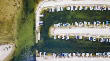 Oliphant, Ontario 'da teknenin kalkış görüntüsü