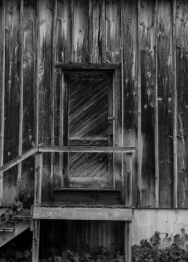 Kırsal ahırlar ve eski çiftlik evleri merdivenleri