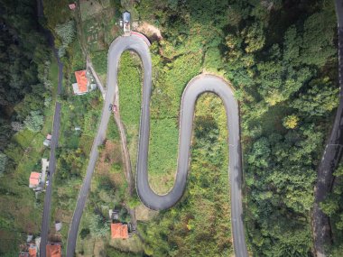 Kuzey Madeira adasında uç yollar