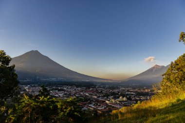 Antigua Guatemala 'daki Cerro de la Cruz Bakış Açısı