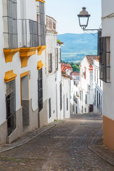 stock image Priest's Street in Jerez de los Caballeros, Badajoz