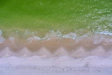 Körfez Sahilleri, Alabama 'daki dalgaların hava görüntüsü