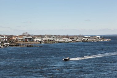 View of the Highlands Across the Shrewsbury River clipart