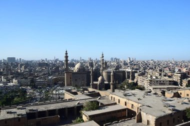 Sultan Hasan Camii ile Kahire 'nin Panoramik Manzarası, Mısır