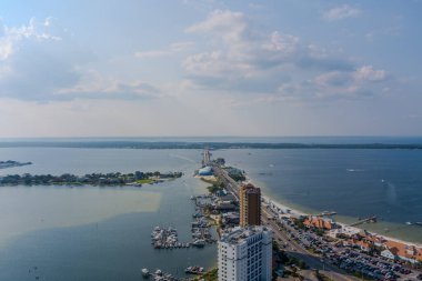 Pensacola Sahili 'nin havadan görünüşü