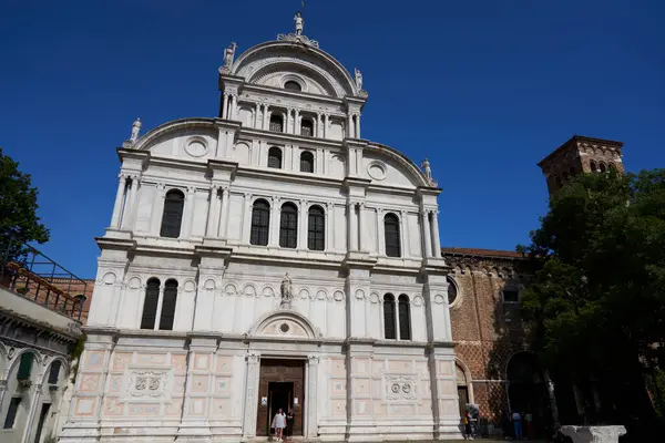 stock image Venices Historic Chiesa di San Zaccaria Facade 