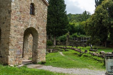 Gürcistan 'ın Kakheti bölgesinde Ortaçağ Ikalto Akademisi