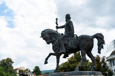 Başkent Kakheti 'nin tarihi merkezi, şarap üreticileri reg