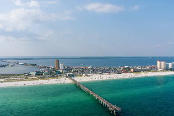 stock image Aerial view of Pensacola Beach