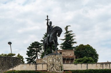 Başkent Kakheti 'nin tarihi merkezi, şarap üreticileri reg