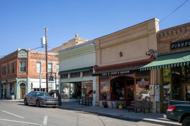 Jerome, AZ 'de bir caddedeki işletmeler
