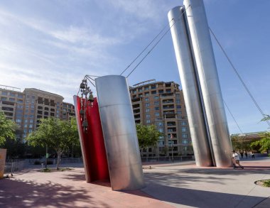 Scottsdale, AZ 'de büyük bir halk heykeli