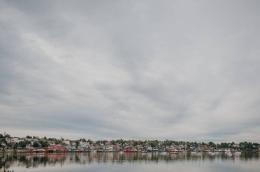 Lunenburg limanının şehirlerarası görüntüsü