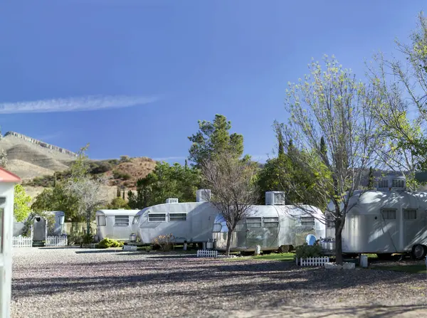 Bisbee, AZ 'de klasik bir karavan parkı.