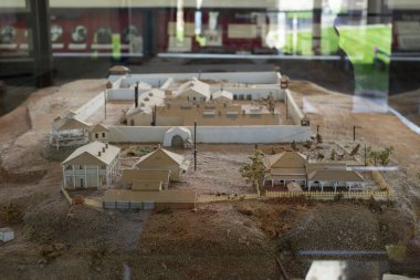 Yuma Bölge Hapishanesi Dioraması sergileniyor