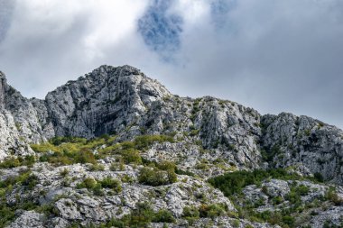Hırvatistan 'ın Makarska kenti yakınlarındaki Biokovo Dağı