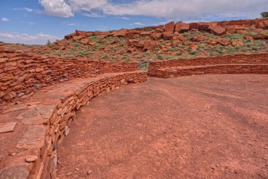 Kiva, Wupatki Pueblo kalıntıları, Ulusal Anıt, Arizona