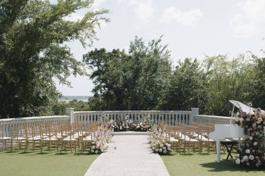 Lüks Düğün Tasarımı Açık Hava Dekorasyonu