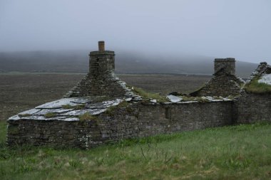 Taştan harabeler, Rousay, Orkney, İskoçya