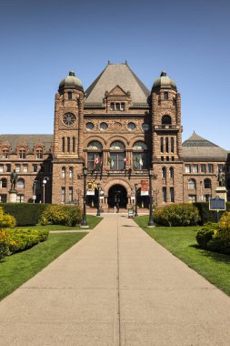 Toronto Ontario hükümet binası Queen 's Park' ta