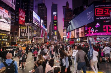 Manhattan 'daki Times Meydanı New York ABD