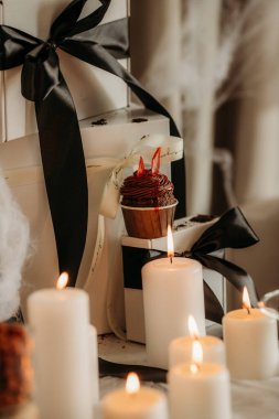 Cadılar Bayramı için Moda Kek