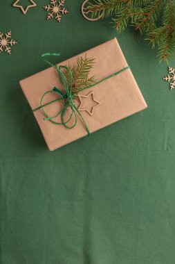 Noel sıfır atık çevre dostu doğal hediye paketleme