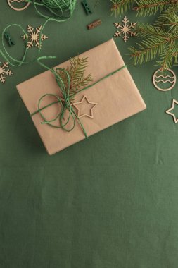 Noel sıfır atık çevre dostu doğal hediye paketleme
