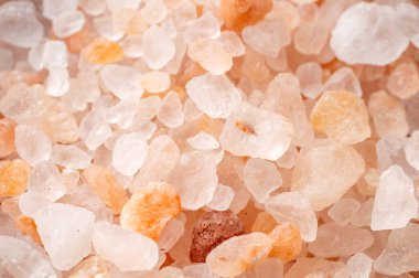 Himalaya tuzunun makro fotoğrafı