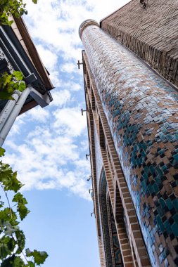 Eski Tiflis 'teki ünlü Mavi Hamam binası.