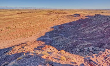 Dead Wash Valley at Petrified Forest AZ clipart