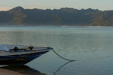 Atmosphere on the small island of Gili Air clipart