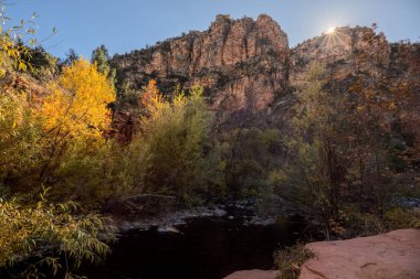 Wet Beaver Creek AZ at Sundown clipart