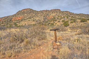 White Mesa Trailhead in Coconino National Forest AZ clipart