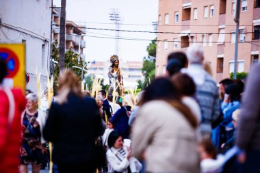 Palmiyeler arasındaki İsa Pazar günü Villajoyosa 'da