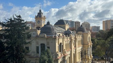 Malaga şehir merkezindeki tarihi bina