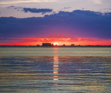 Florida 'da güzel bir gün batımı