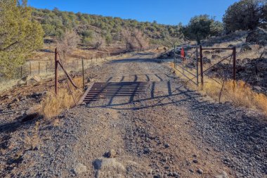 Road thru Rarick Canyon AZ clipart