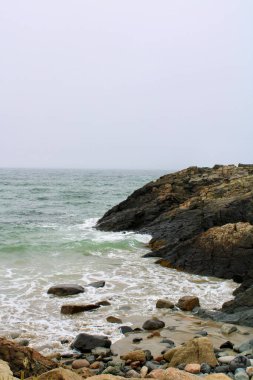 Marjinal Yoldan Bulutlu okyanus manzarası