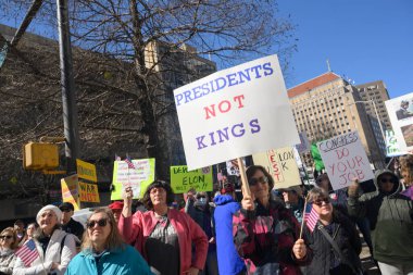 Birmingham, Alabama 'da yönetim karşıtı bir gösteri.
